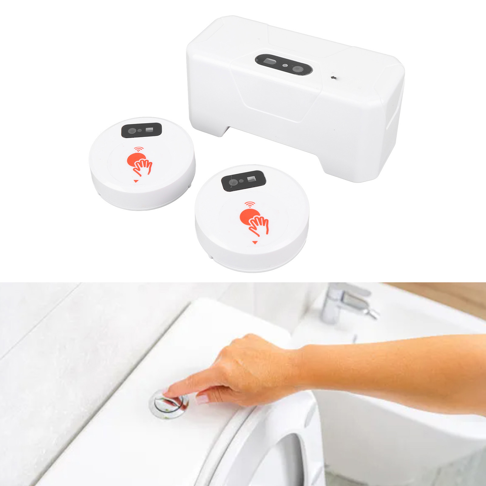 Touchless Automatic Toilet Flush Sensor - Kit de chasse d'eau automatique sans