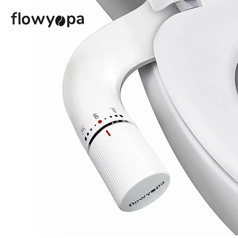 Non Electric Bidet Attachment Dual Nozzle - ‎ FLOWYSPA Raccord de bidet ultra-plat