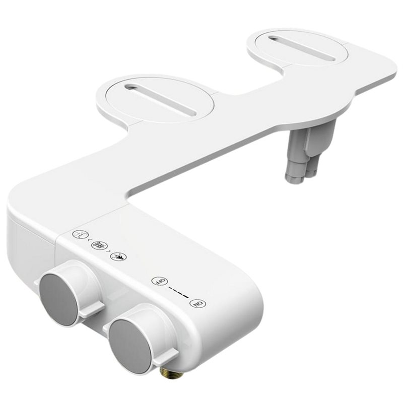 Non Electric Bidet Attachment Dual Nozzle - B97A - Bidet non électrique à