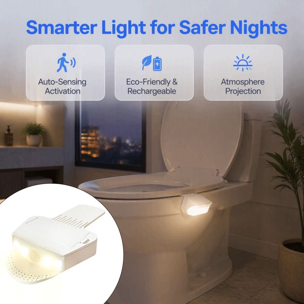 Toilet Night Light Motion Sensor Led - Lampe de toilette à détecteur de
