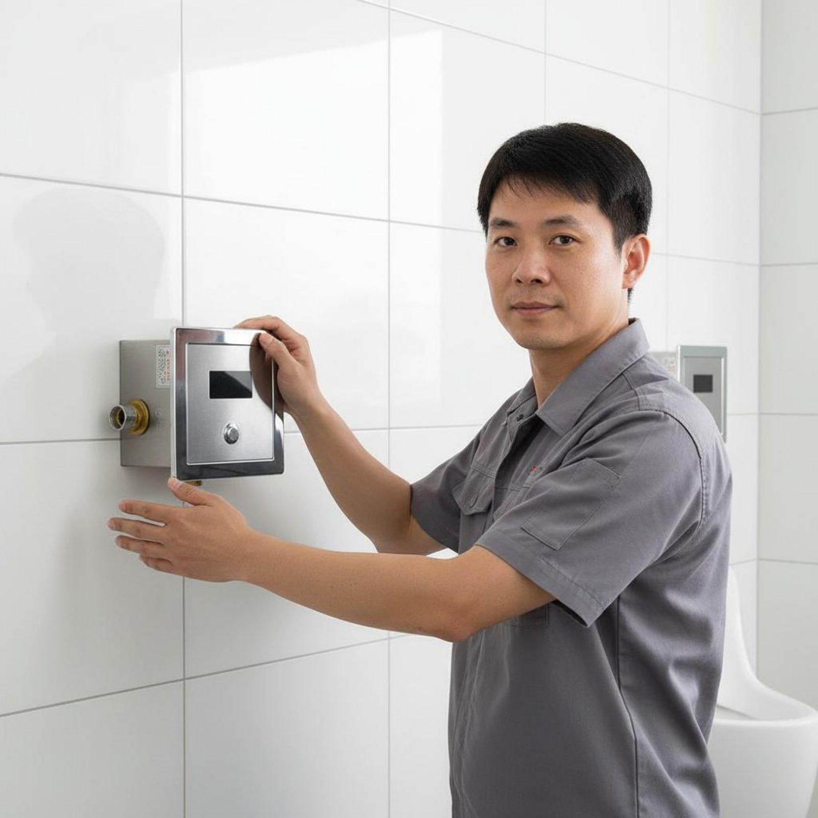 Touchless Automatic Toilet Flush Sensor - Vanne de chasse d'eau automatique en
