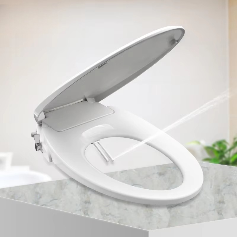 Non Electric Bidet Attachment Dual Nozzle - Ensemble de couvercle de toilettes en