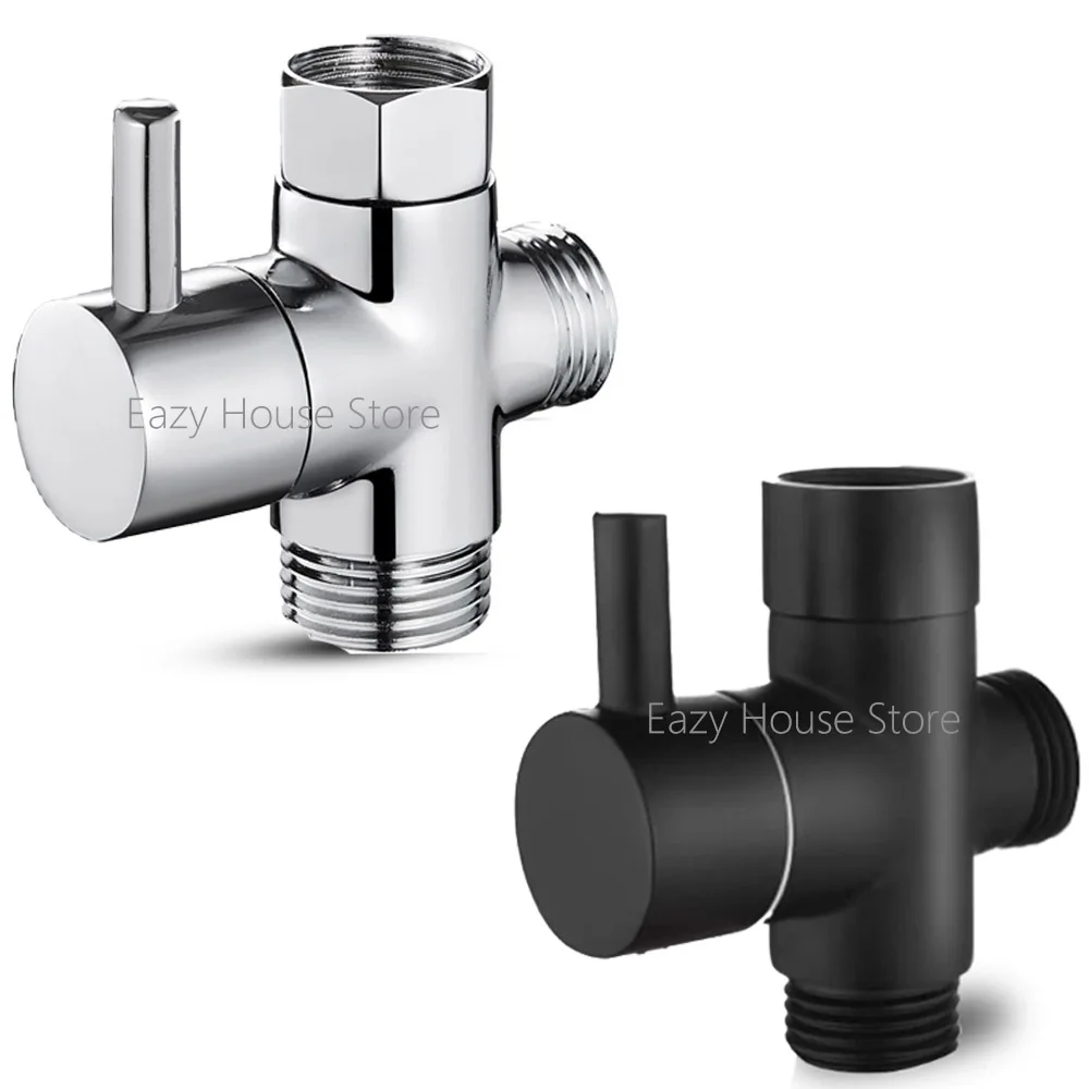 Bidet T Adapter Valve 7/8 1/2 Brass - Adaptateur en T chromé pour bidet