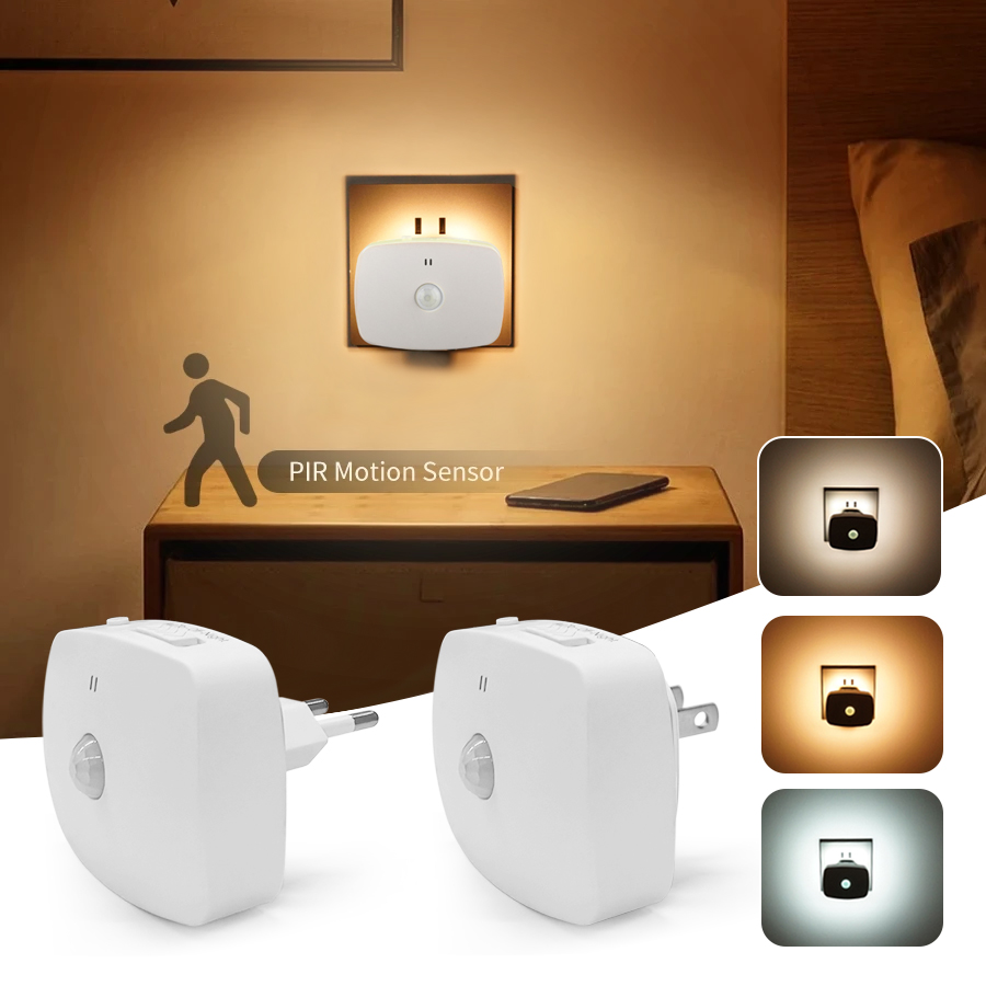 Toilet Night Light Motion Sensor Led - Veilleuse LED à capteur de mouvement,