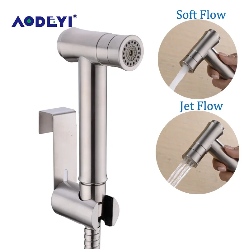 Handheld Bidet Sprayer Shattaf Stainless - AODEYI Ensemble de douche WC avec
