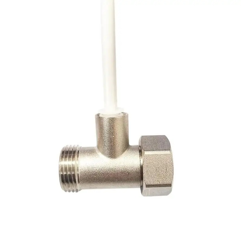 Bidet T Adapter Valve 7/8 1/2 Brass - Vanne en T en laiton à