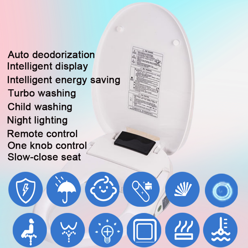 Smart Bidet Toilet Seat Heated Electric - Siège de toilette japonais intelligent avec