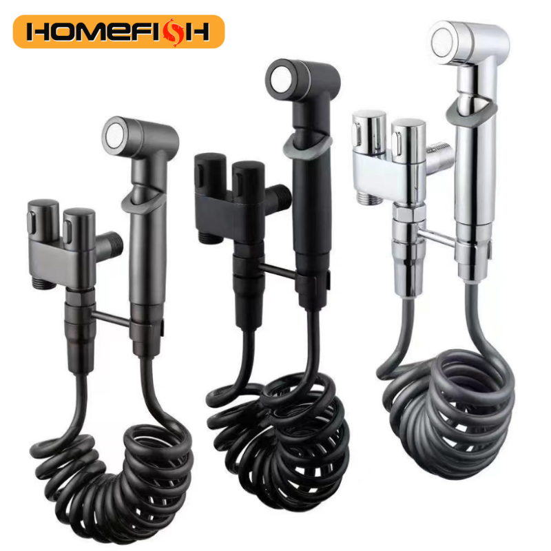 Non Electric Bidet Attachment Dual Nozzle - Pulvérisateur de bidet portatif haute pression
