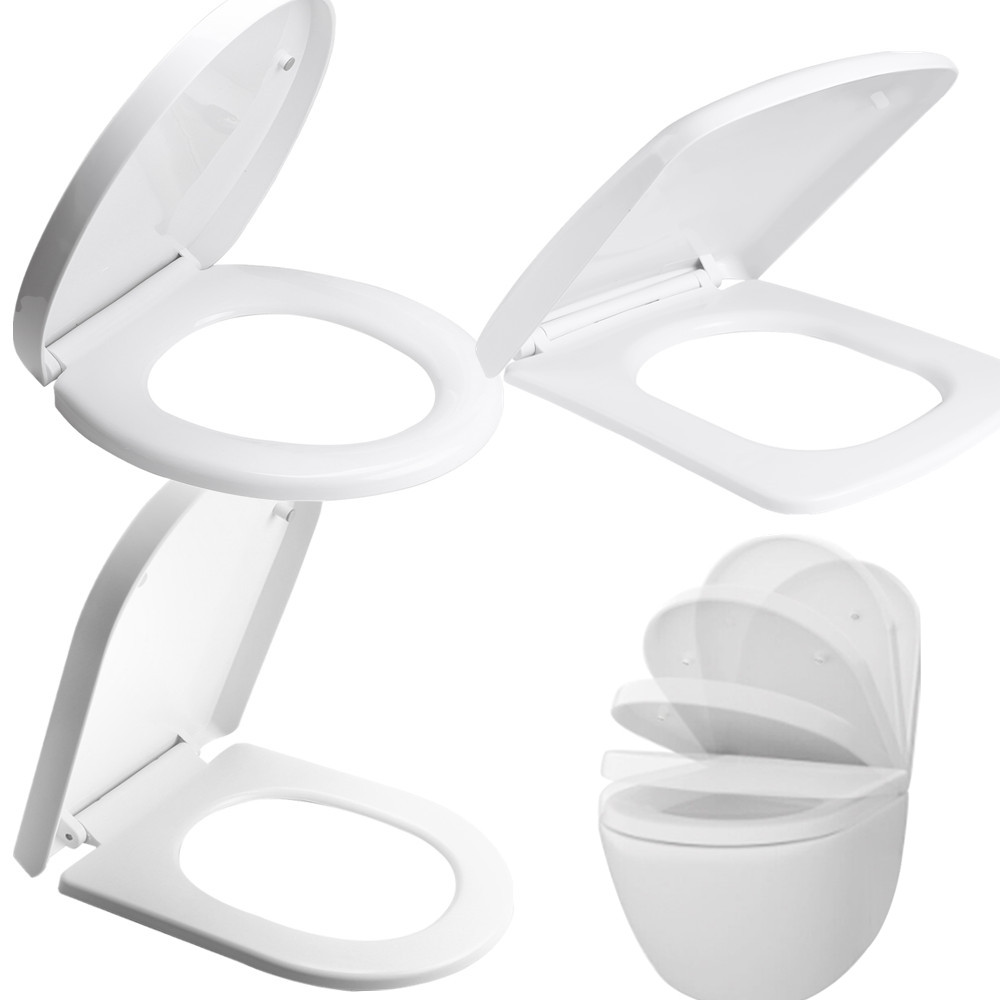 Couvercle de toilette carré de - Slow Close Toilet Seat Quick Release avis et prix
