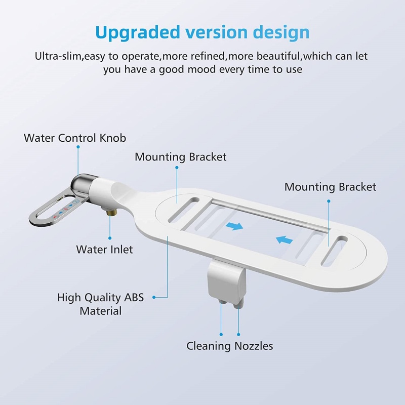 Accessoire de bidet pour toile - Non Electric Bidet Attachment Dual Nozzle avis et prix