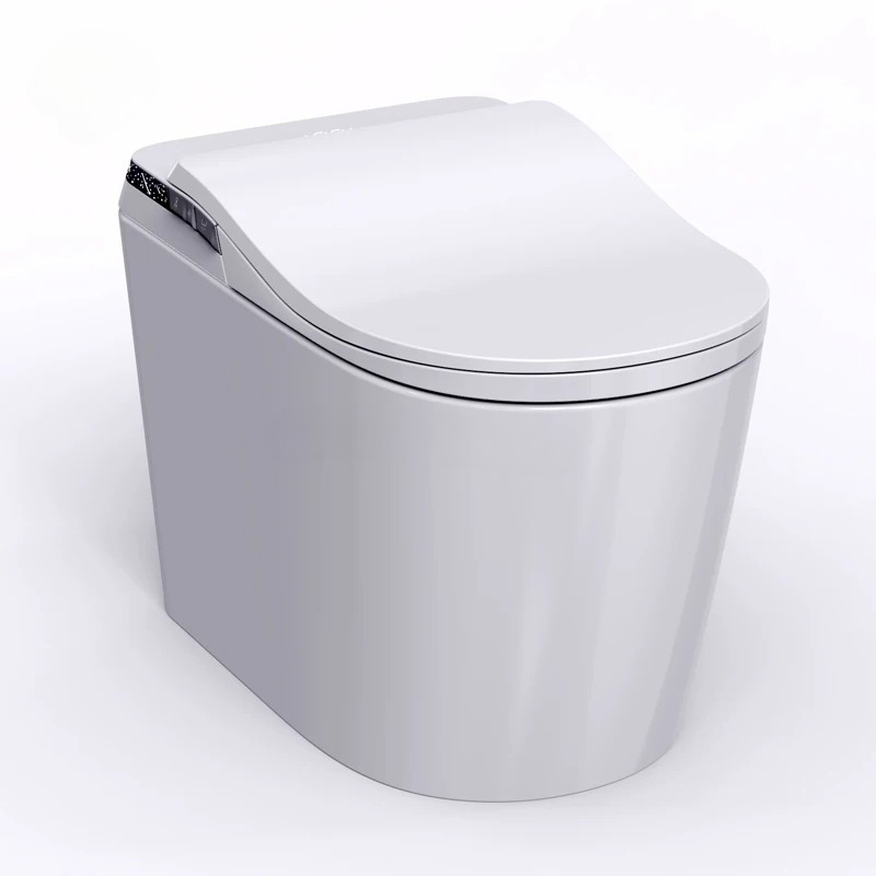 WC intelligent en céramique av - Touchless Automatic Toilet Flush Sensor avis et prix