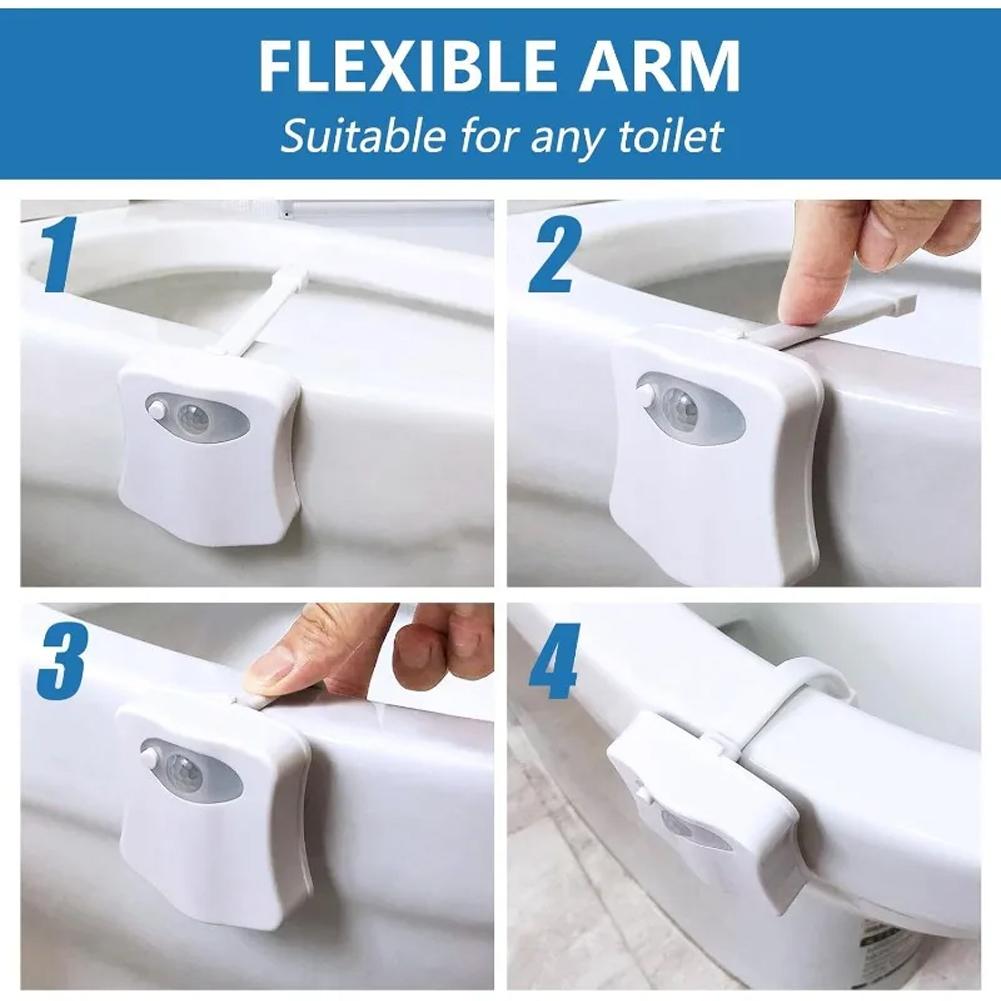 Lampe de toilette à détecteur  - Toilet Night Light Motion Sensor Led avis et prix