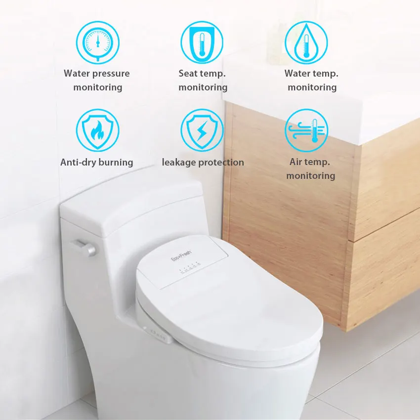 Housse de siège de toilette in - Smart Bidet Toilet Seat Heated Electric avis et prix