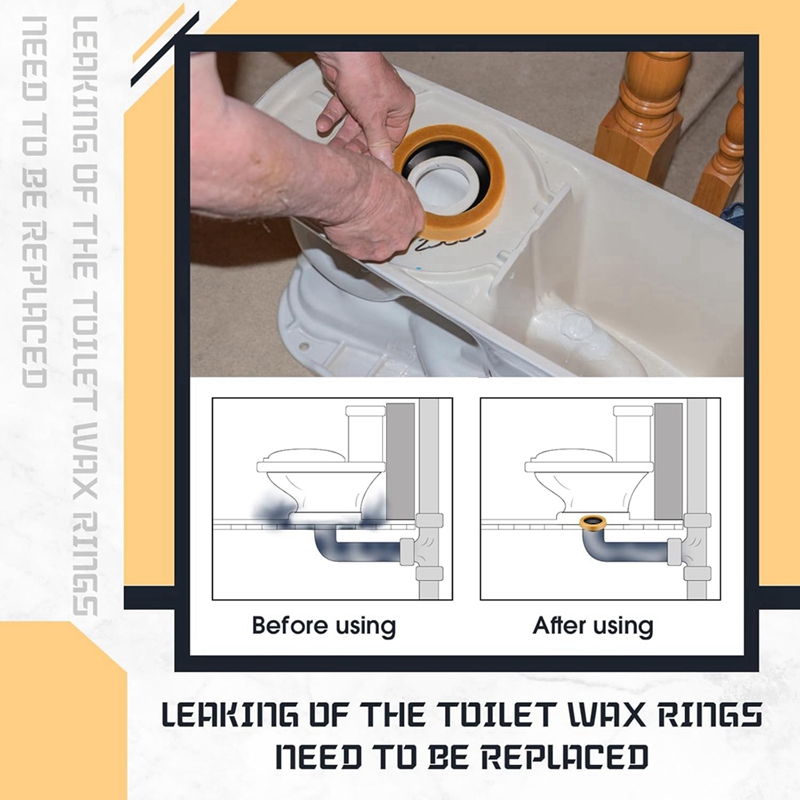 Lot de 8 joints d'étanchéité e - Wax Ring Toilet Bowl Seal Gasket avis et prix