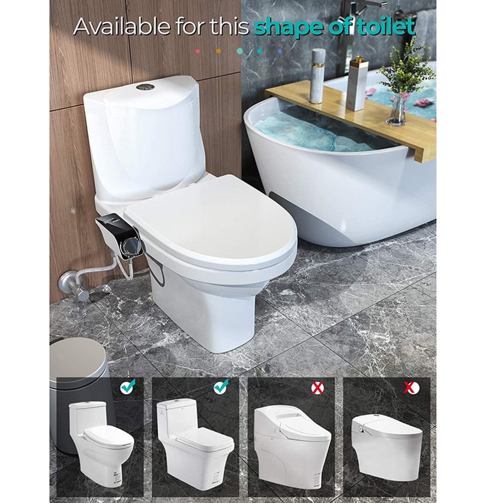 B17C Bidet WC à fixation ultra - Non Electric Bidet Attachment Dual Nozzle avis et prix