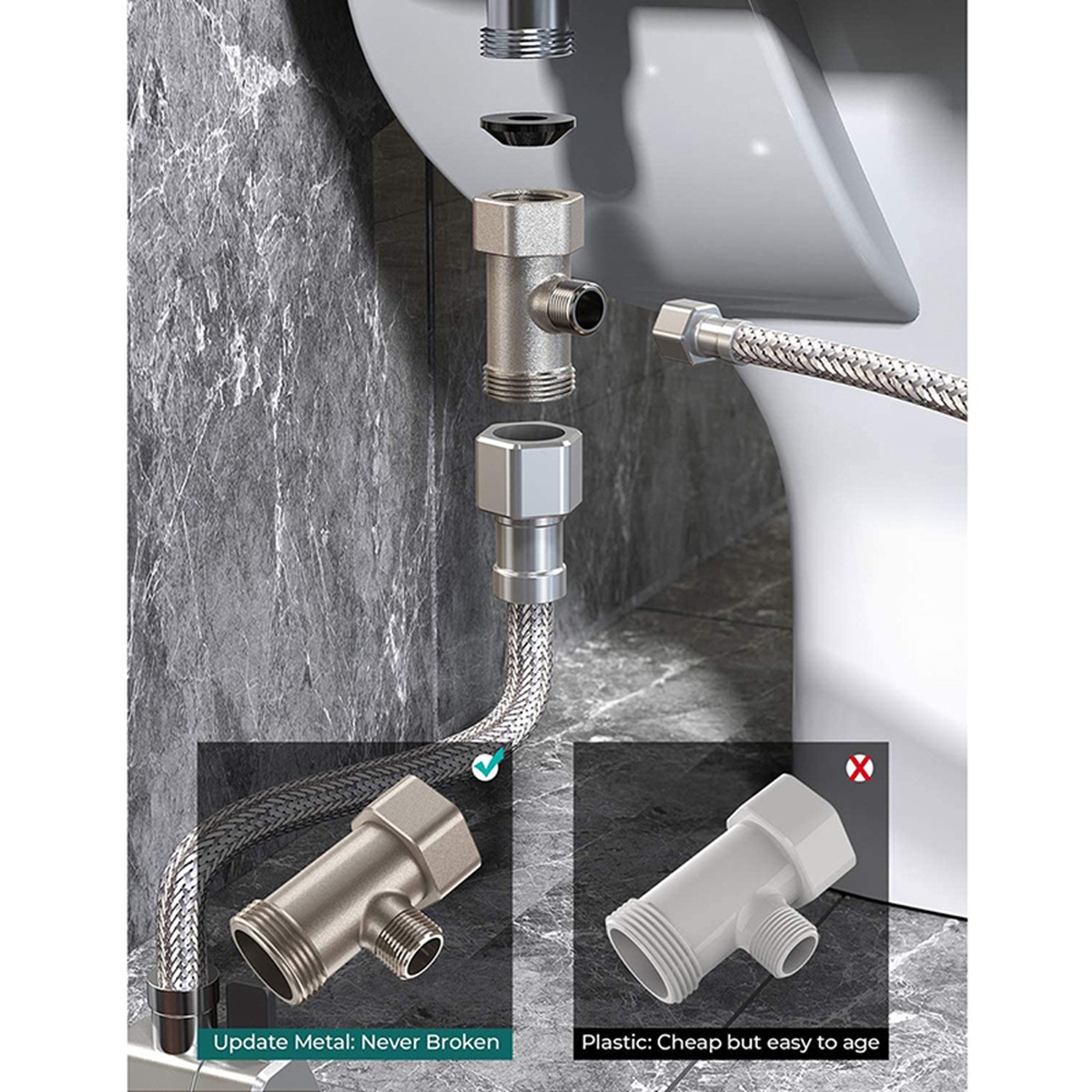 B17C Bidet WC à fixation ultra - Non Electric Bidet Attachment Dual Nozzle avis et prix