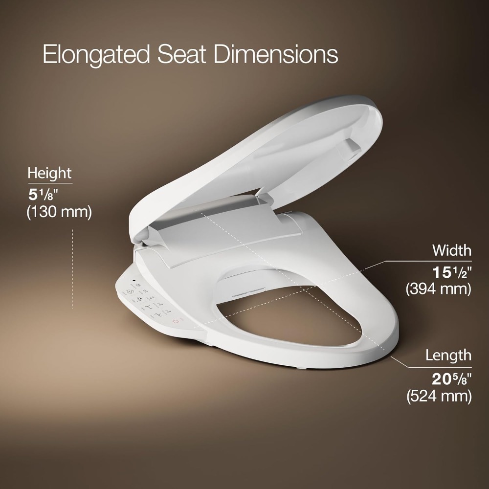 Siège de toilette bidet chauff - Elongated Bidet Toilet Seat Warm Dryer avis et prix