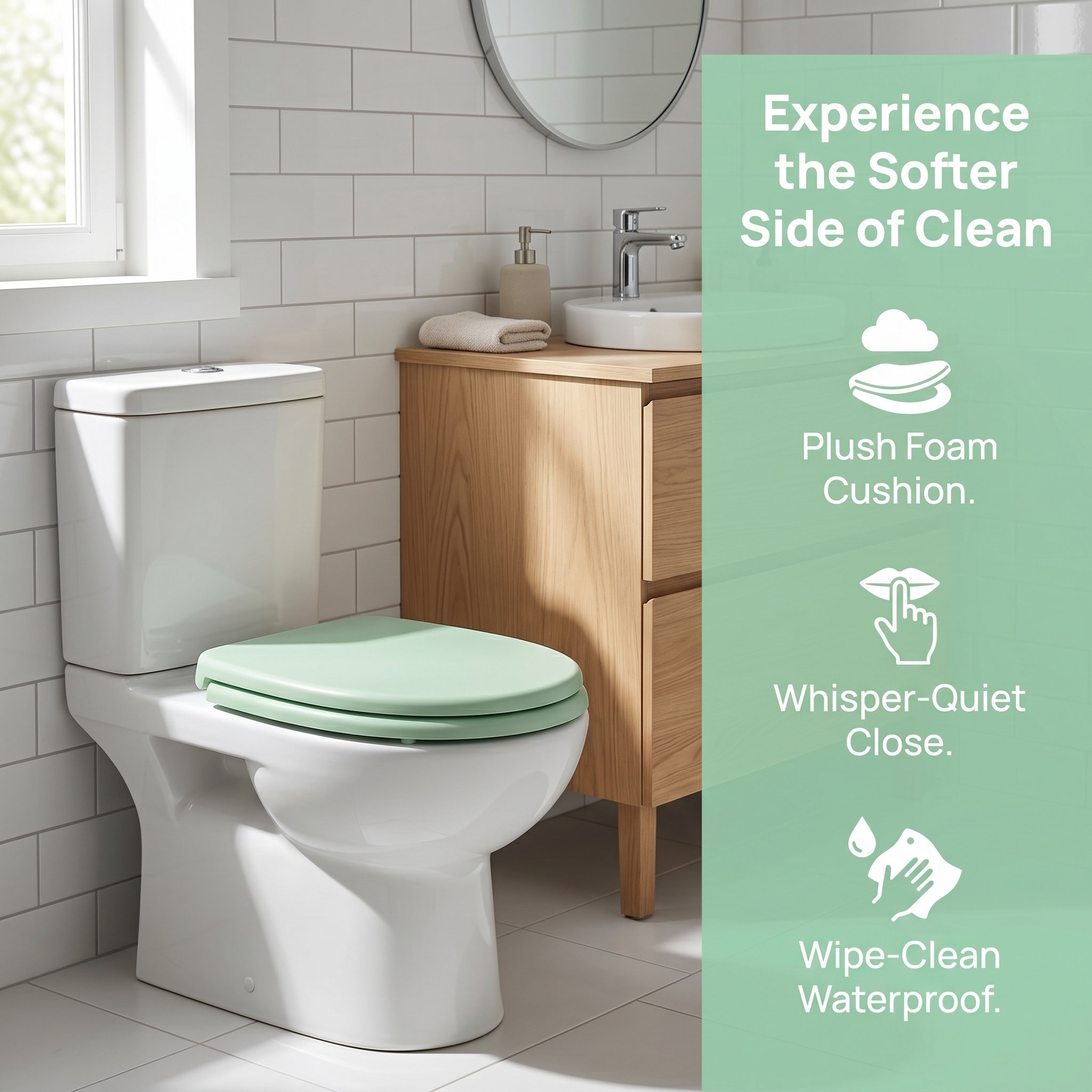 Siège de toilette à fermeture  - Slow Close Toilet Seat Quick Release avis et prix