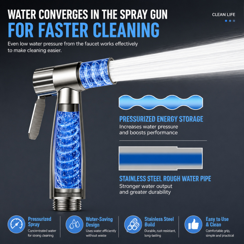 Ensemble de pulvérisateur de b - Handheld Bidet Sprayer Shattaf Stainless avis et prix
