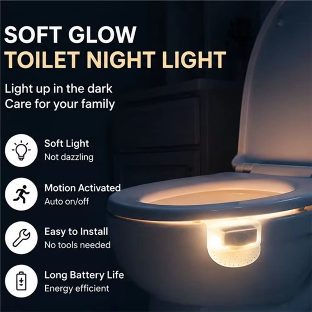 Lampe de toilette à détecteur  - Toilet Night Light Motion Sensor Led avis et prix