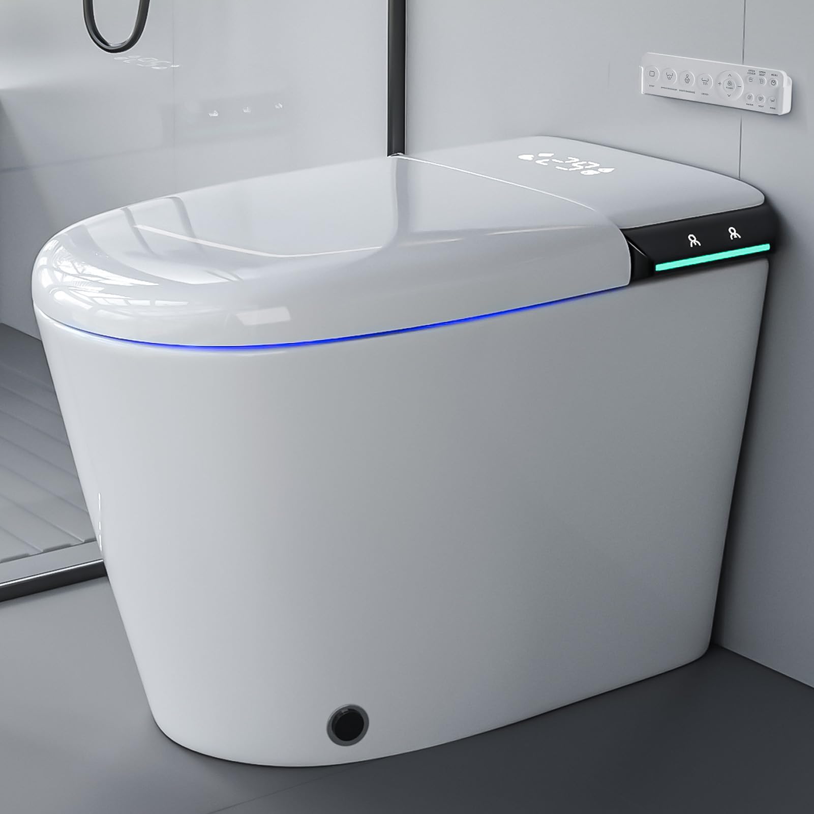 WC intelligent moderne avec bi - Smart Bidet Toilet Seat Heated Electric avis et prix