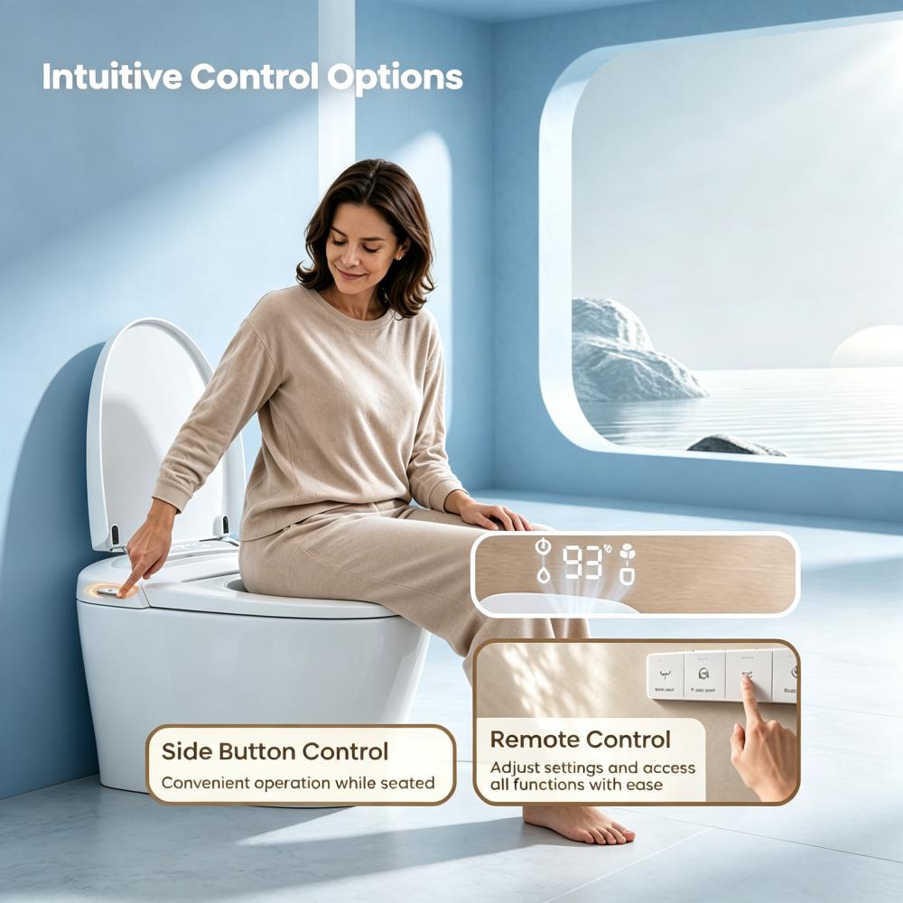 SD06Pro 110V Siège de toilette - Elongated Bidet Toilet Seat Warm Dryer avis et prix