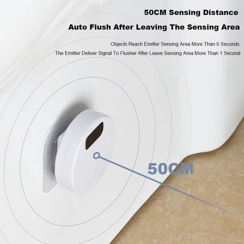 Bouton de chasse d'eau automat - Touchless Automatic Toilet Flush Sensor avis et prix