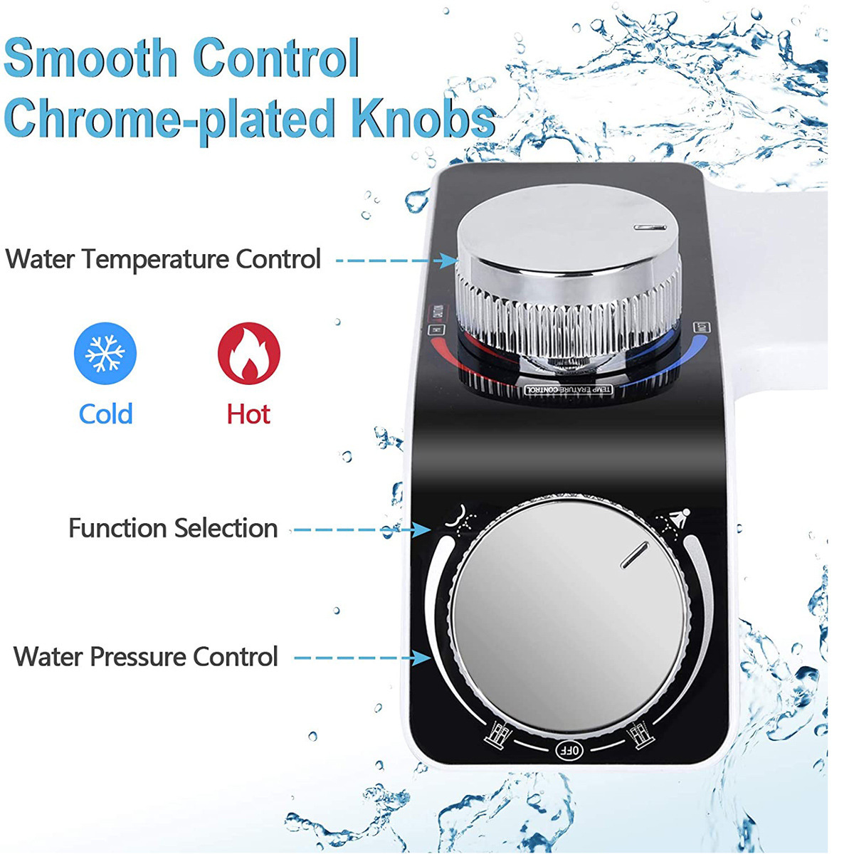 Bidet auto-nettoyant à pressio - Non Electric Bidet Attachment Dual Nozzle avis et prix