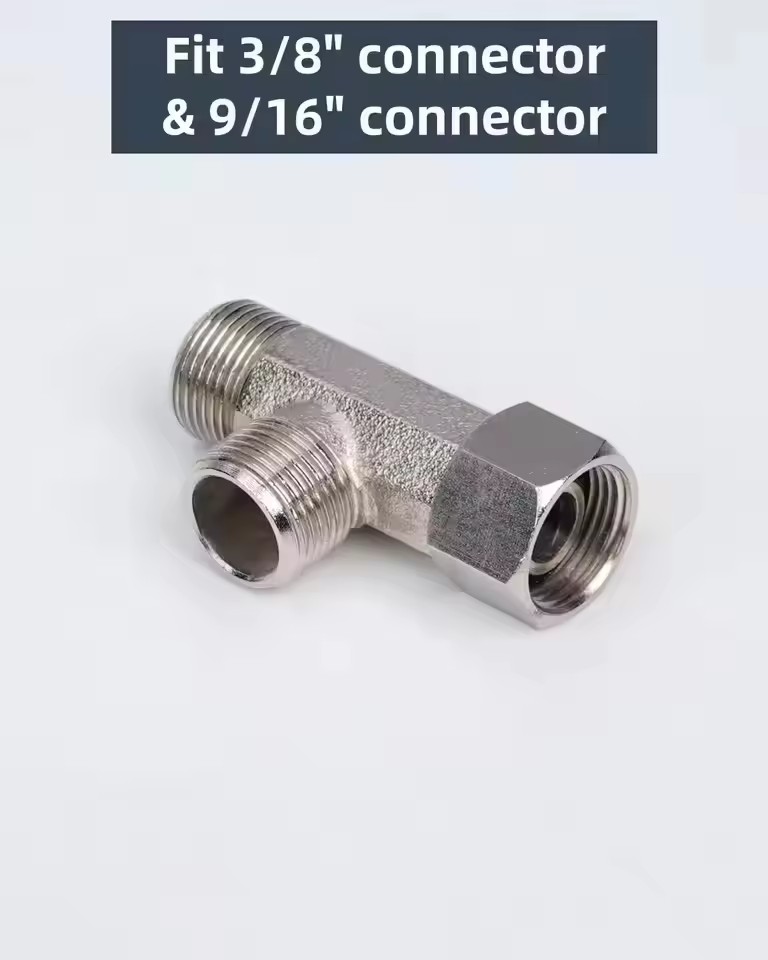 Adaptateur en laiton en T à 3  - Bidet T Adapter Valve 7/8 1/2 Brass avis et prix