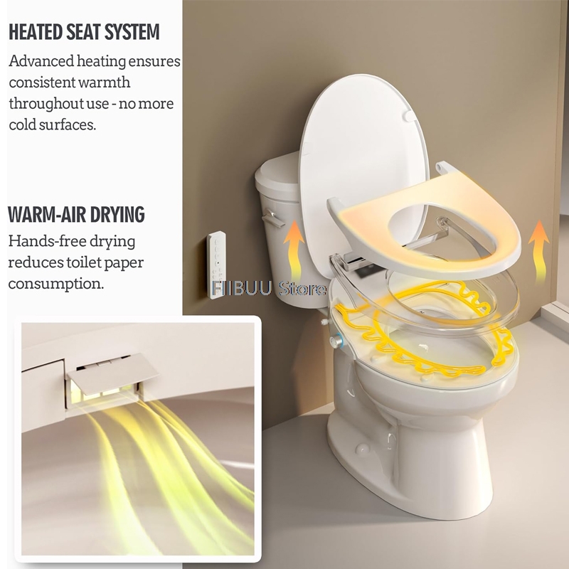 Housse de siège de toilette in - Smart Bidet Toilet Seat Heated Electric avis et prix