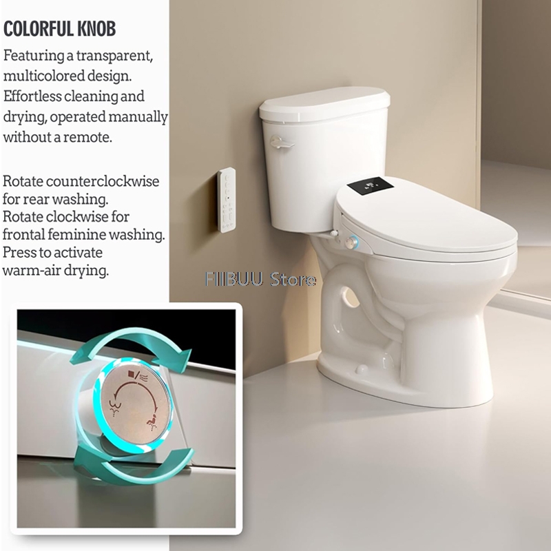 Housse de siège de toilette in - Smart Bidet Toilet Seat Heated Electric avis et prix