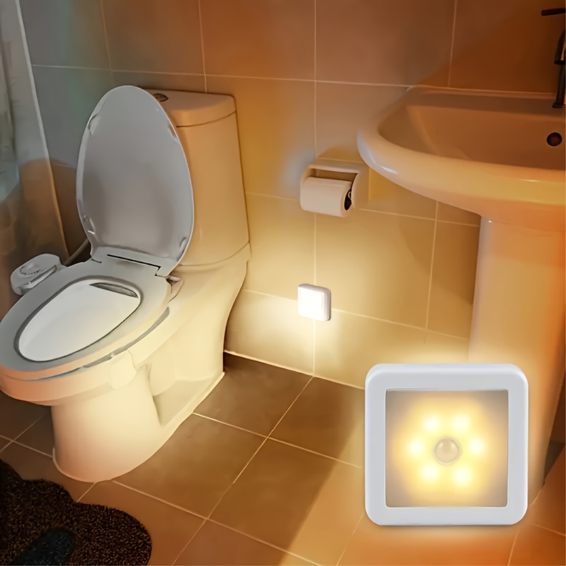 3pcs/6pcs Lampe de nuit LED à  - Toilet Night Light Motion Sensor Led avis et prix