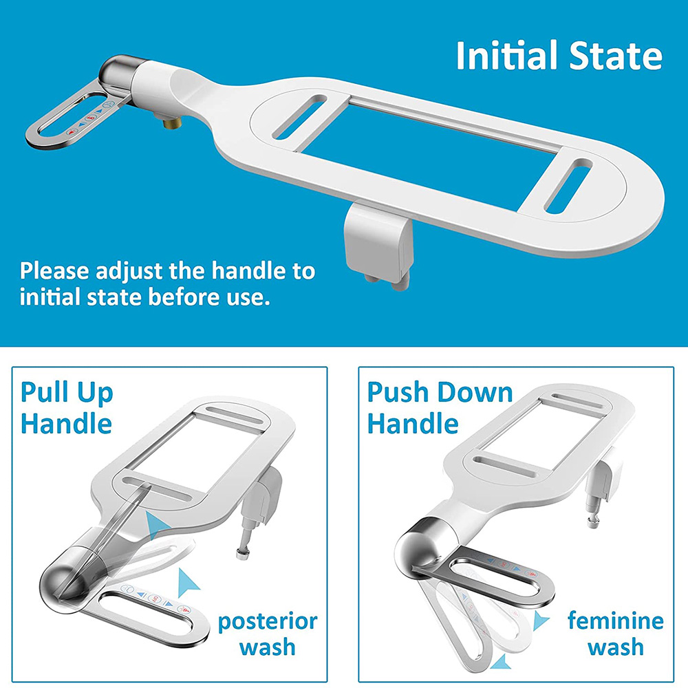 Nouveau accessoire de Bidet Ul - Non Electric Bidet Attachment Dual Nozzle avis et prix