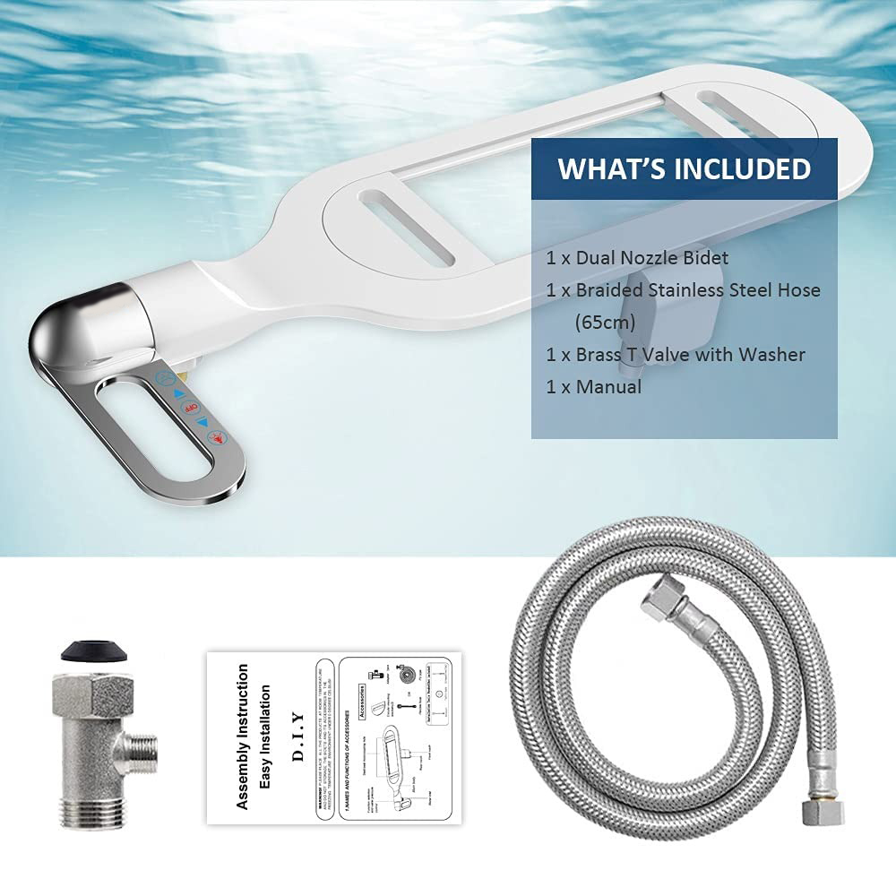 Nouveau accessoire de Bidet Ul - Non Electric Bidet Attachment Dual Nozzle avis et prix