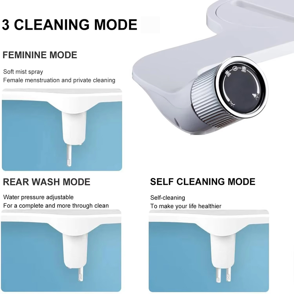 Accessoire de siège de toilett - Non Electric Bidet Attachment Dual Nozzle avis et prix