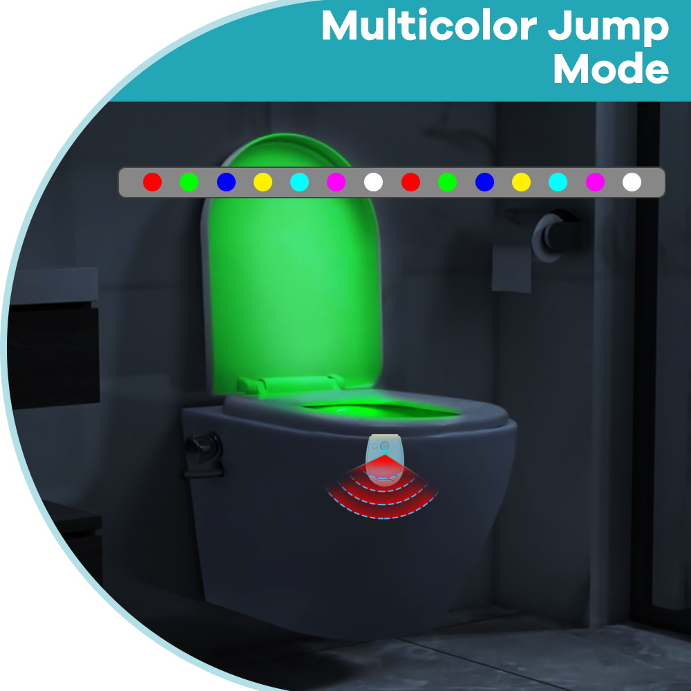 Lampe LED pour toilettes, 7 co - Toilet Night Light Motion Sensor Led avis et prix