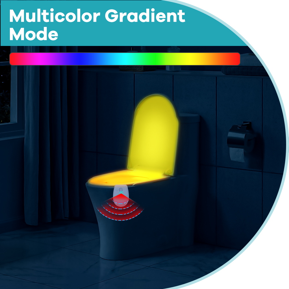 Lampe LED pour toilettes, 7 co - Toilet Night Light Motion Sensor Led avis et prix