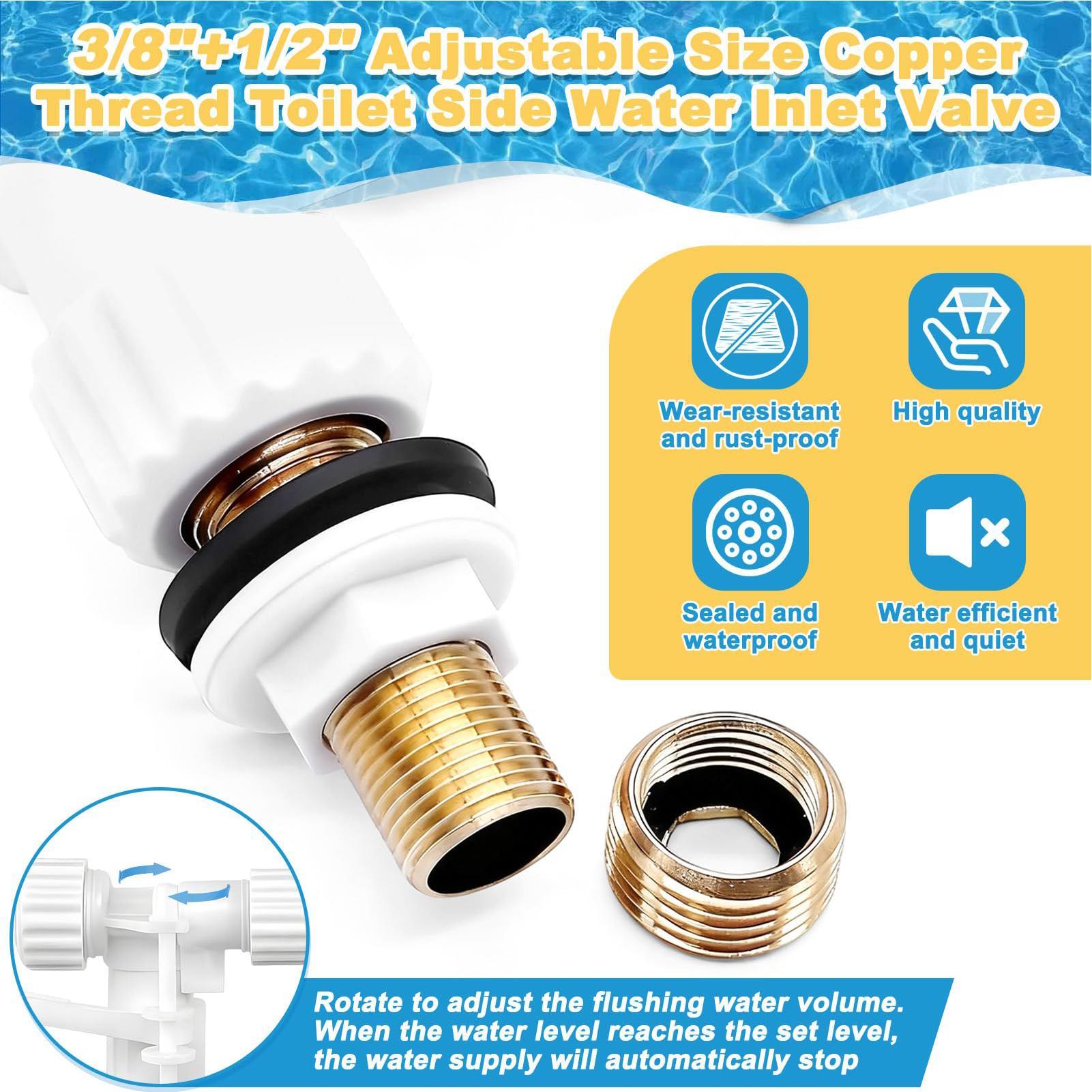 Kits de remplacement de vanne  - Toilet Tank Repair Fill Valve Kit avis et prix