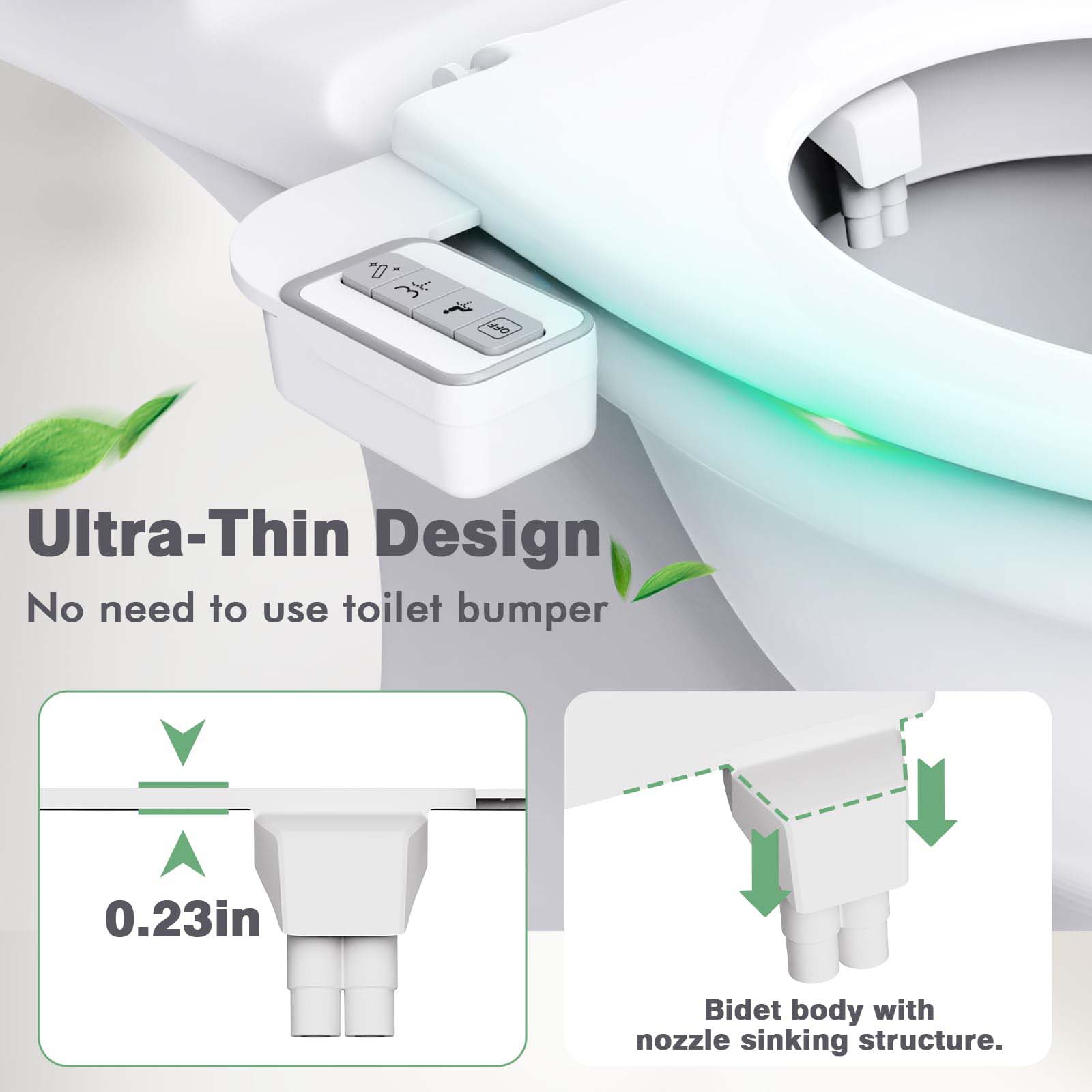 Accessoire de bidet pour toile - Non Electric Bidet Attachment Dual Nozzle avis et prix