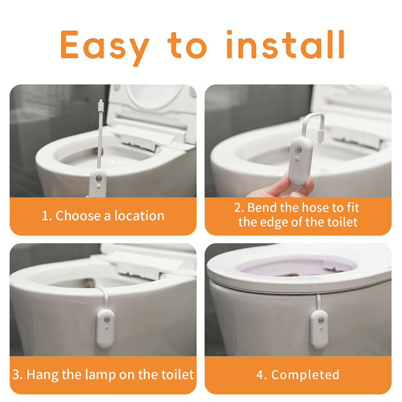 Lampe de nuit LED pour toilett - Toilet Night Light Motion Sensor Led avis et prix