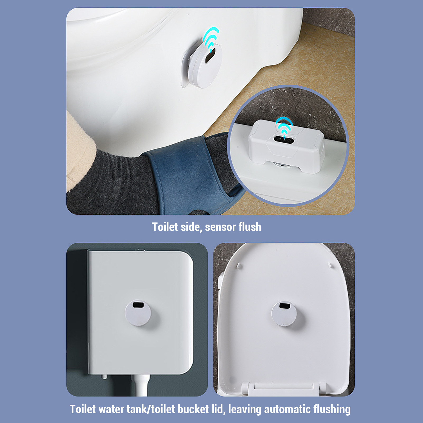 Kit de chasse d'eau automatiqu - Touchless Automatic Toilet Flush Sensor avis et prix