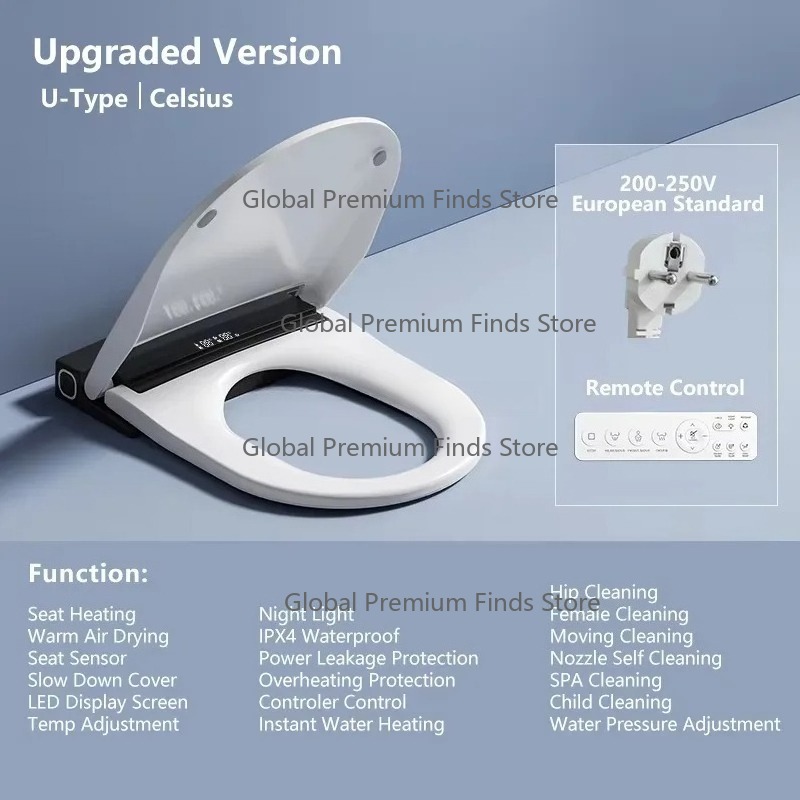 Siège de toilette pour bidet é - Smart Bidet Toilet Seat Heated Electric avis et prix