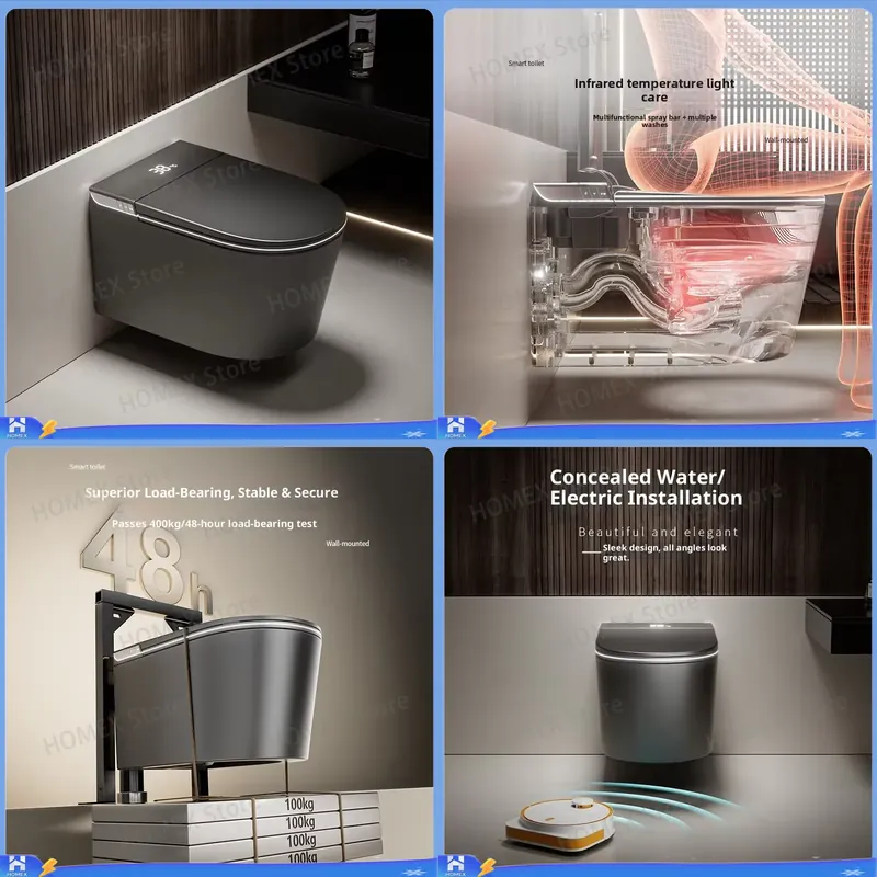 Siège de toilette mural intell - Smart Bidet Toilet Seat Heated Electric avis et prix