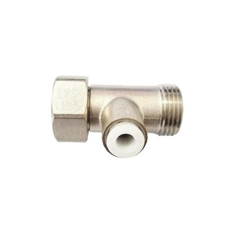Vanne en T en laiton à 3 voies - Bidet T Adapter Valve 7/8 1/2 Brass avis et prix