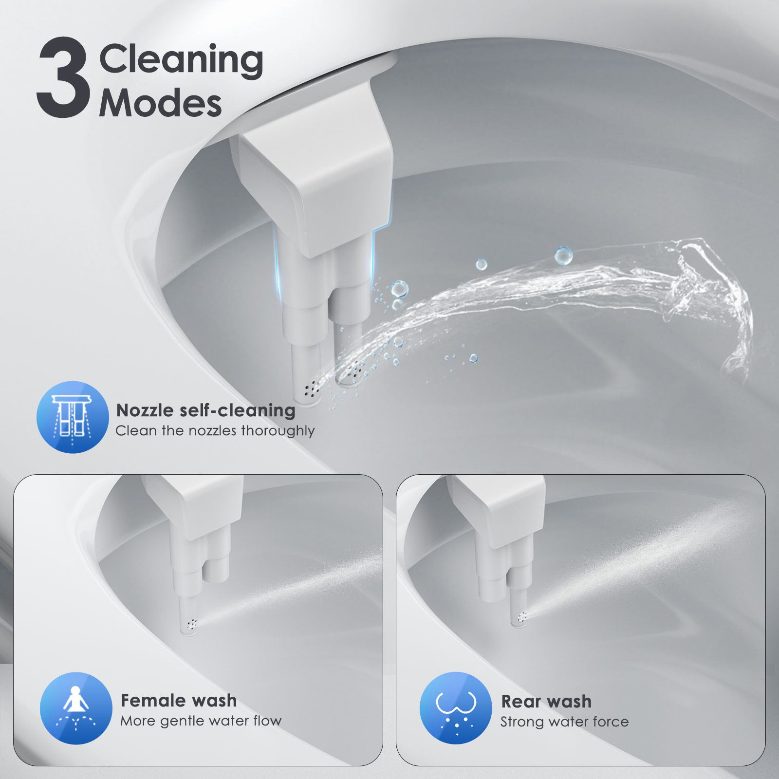 Fixation de Bidet pour siège d - Non Electric Bidet Attachment Dual Nozzle avis et prix