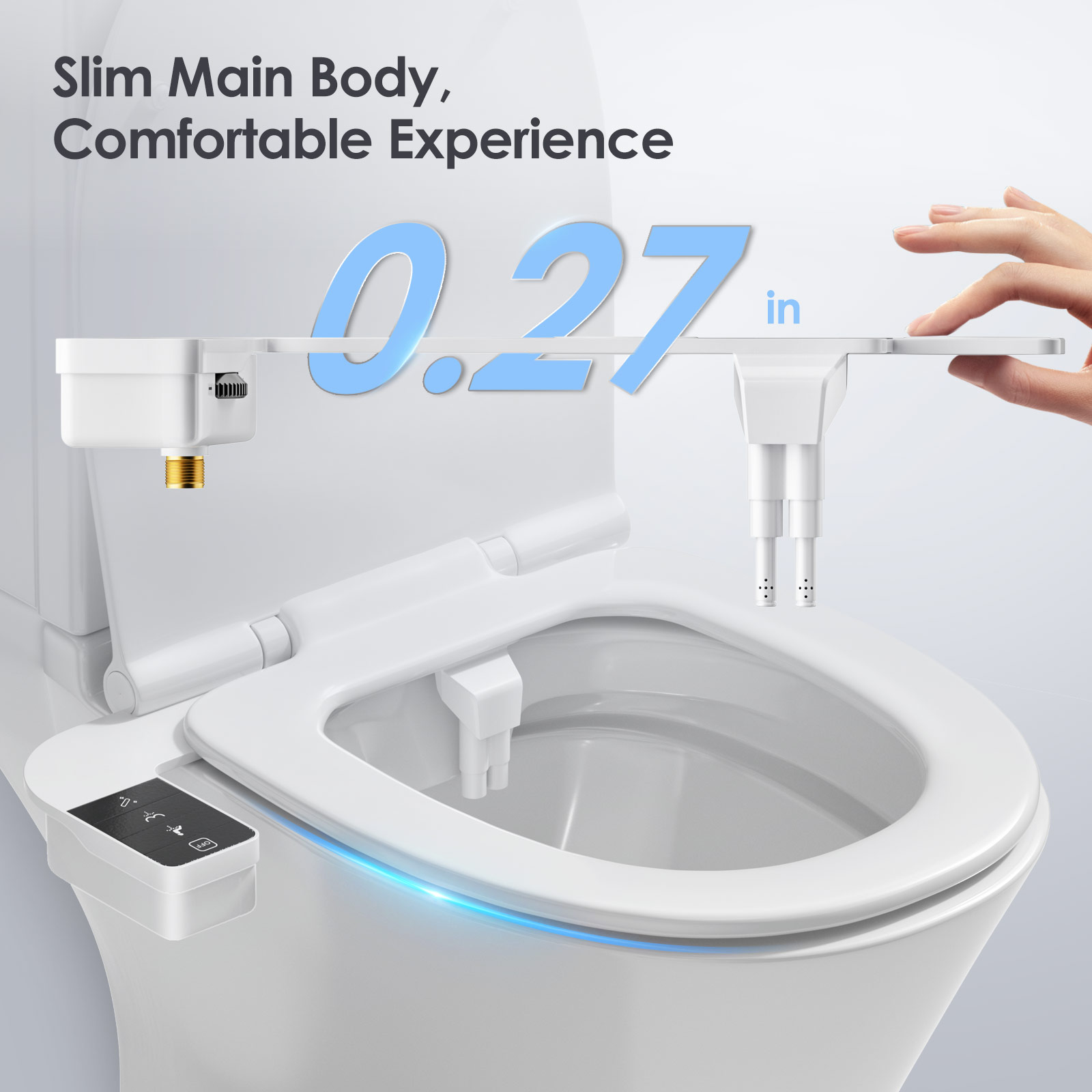Fixation de Bidet pour siège d - Non Electric Bidet Attachment Dual Nozzle avis et prix