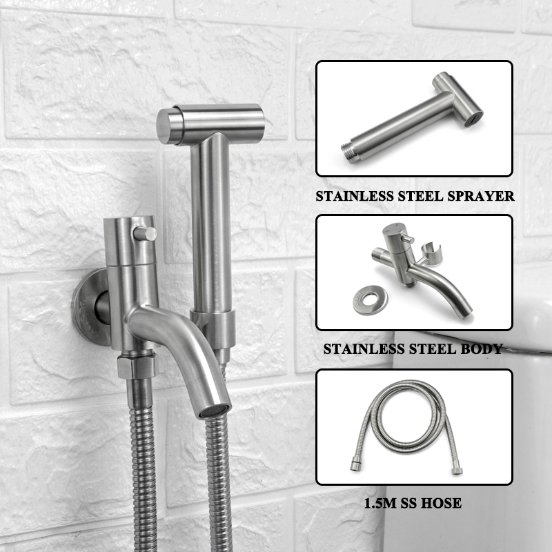 Robinet de Bidet à main en aci - Handheld Bidet Sprayer Shattaf Stainless avis et prix