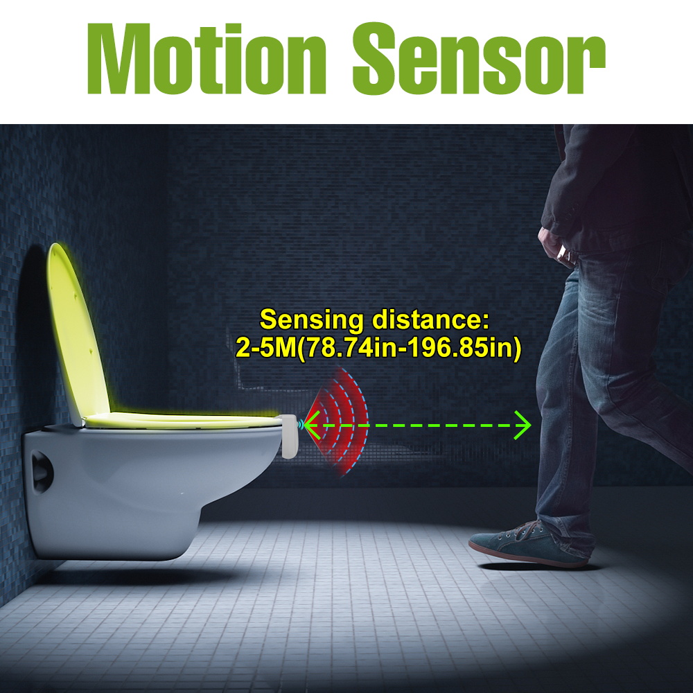 Lot de 2 lampes LED à détecteu - Toilet Night Light Motion Sensor Led avis et prix