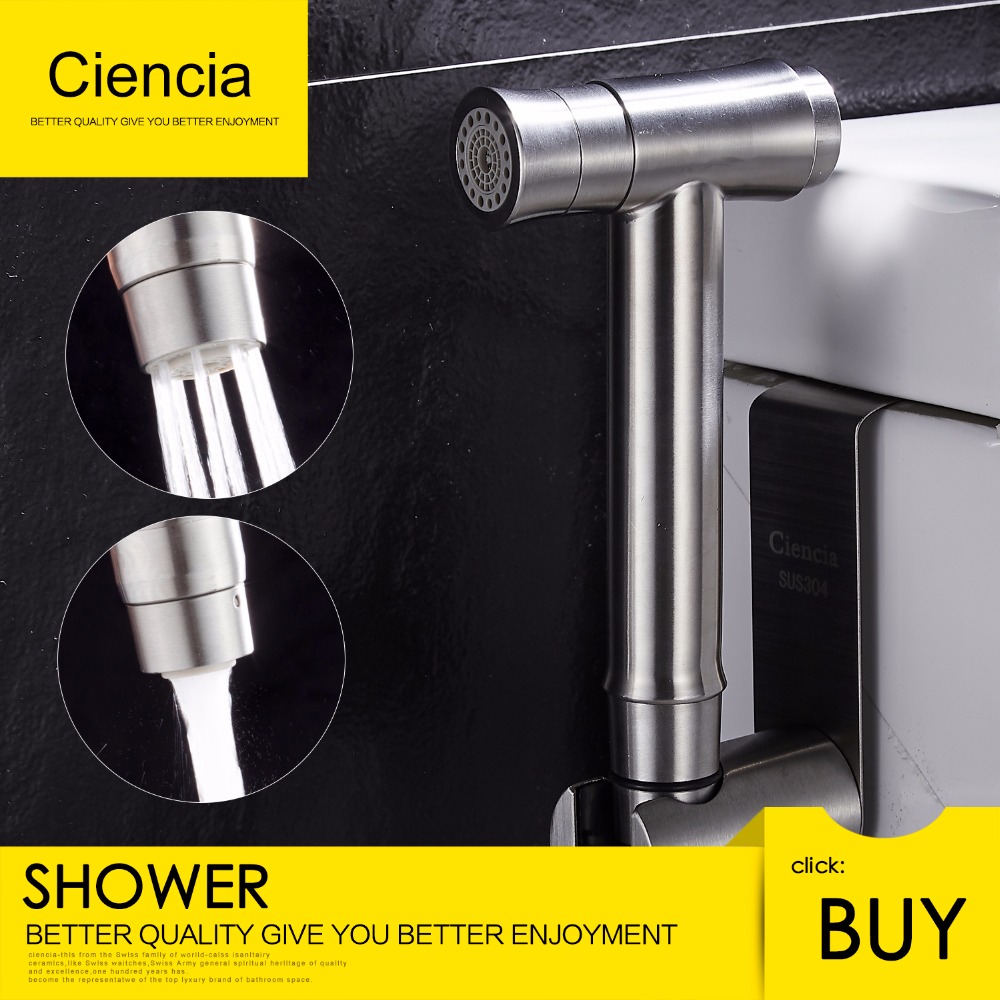 Ciencia SUS304 Ensemble de dou - Handheld Bidet Sprayer Shattaf Stainless avis et prix