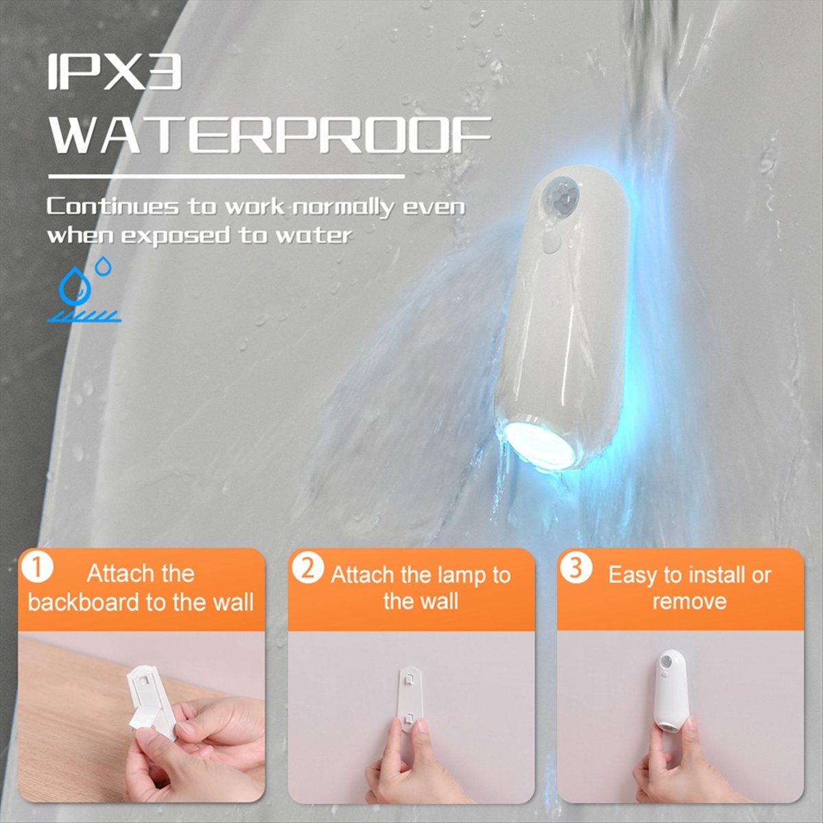 Nices Lampe de nuit à détecteu - Toilet Night Light Motion Sensor Led avis et prix